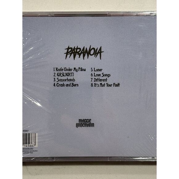 MAGGIE LINDEMANN - Paranoia Cd with Signed / Autographed COA Booklet - ACOA #5 - Picture 10 of 10